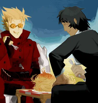 TRIGUN dj (сборник от Охичь) Хентай манга Додзинси